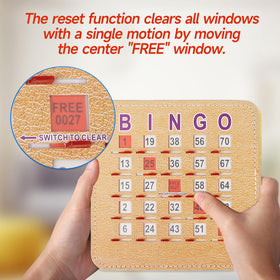 GSE Games & Sports Expert seven-inch bingo cards with readable numbers