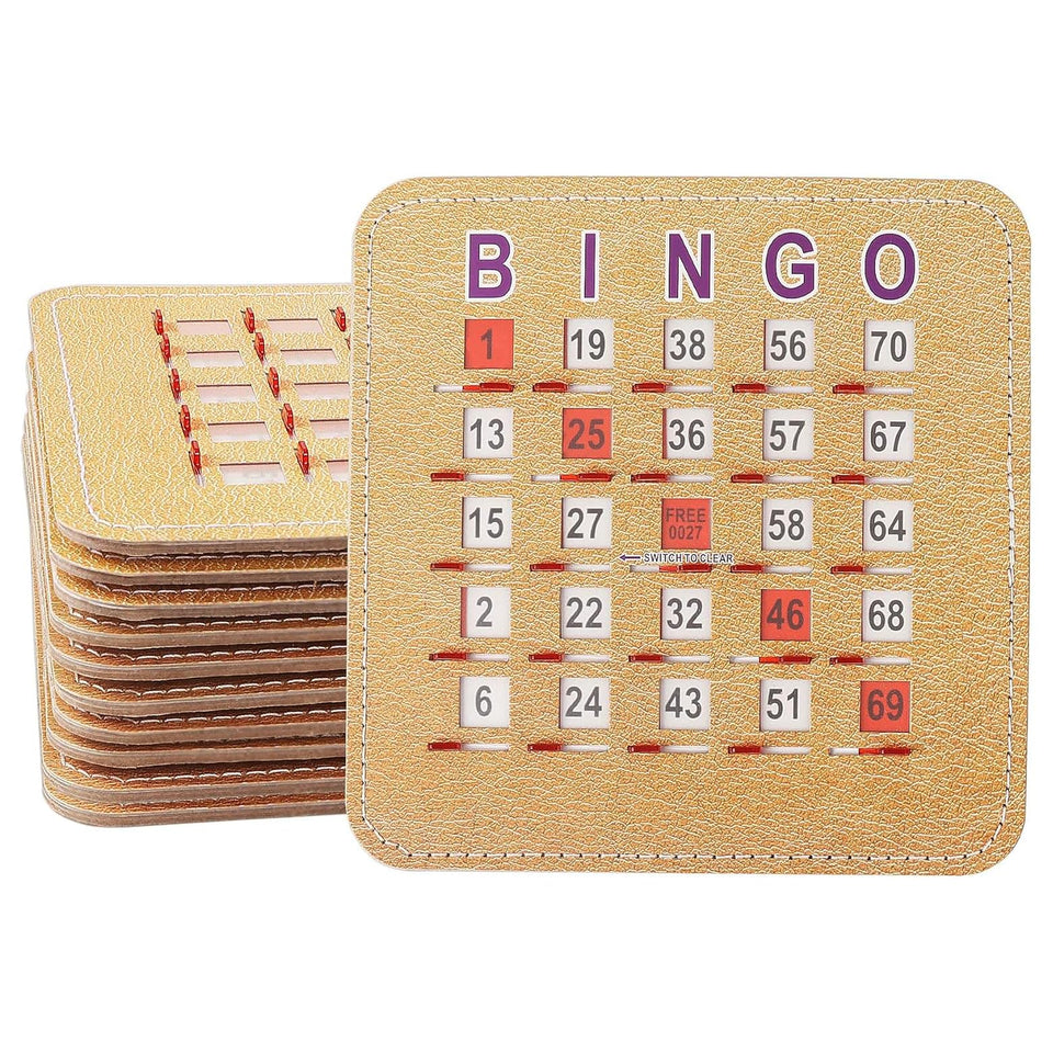 GSE Games & Sports Expert bingo cards sliding windows for quick number reveal