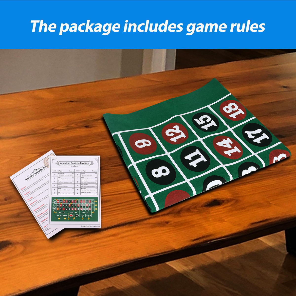 GSE game-night at home setup with friends around the table
