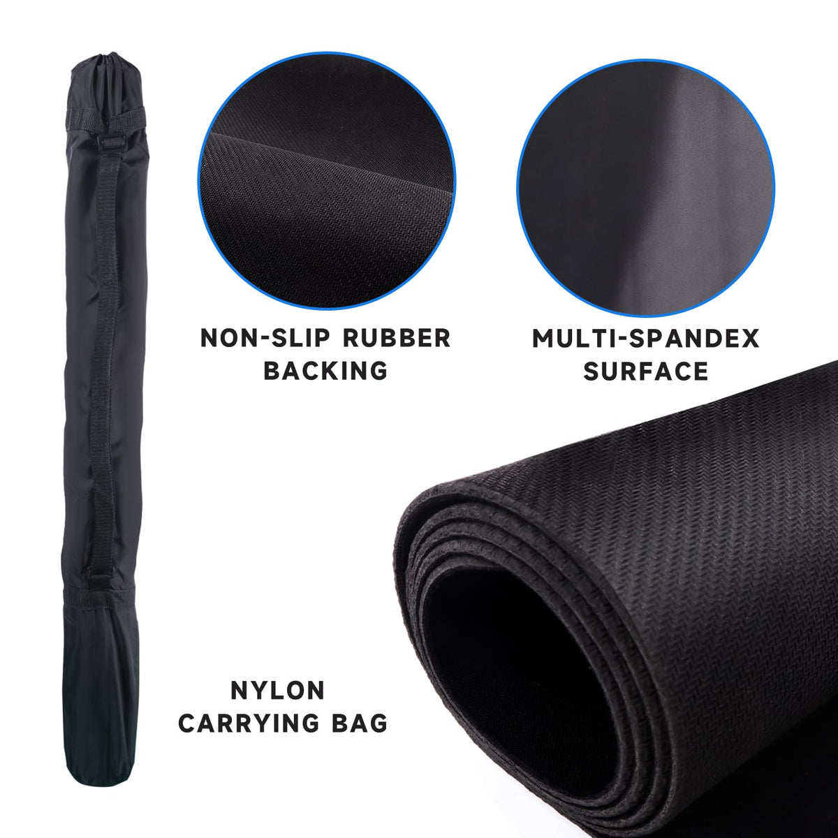 GSE anti-slip playmat with carrying bag for easy transport