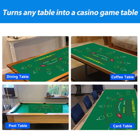 GSE mat placed on dining table ready for casual gaming.