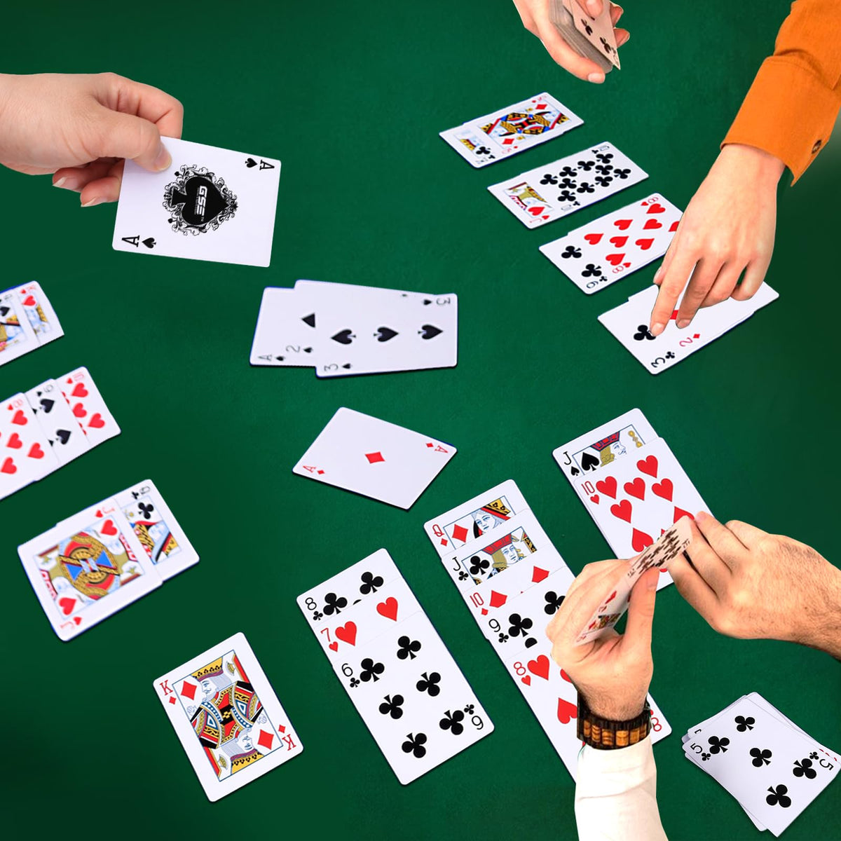 GSE Nertz decks suit Poker, Blackjack, Rummy, Go Fish, and more.