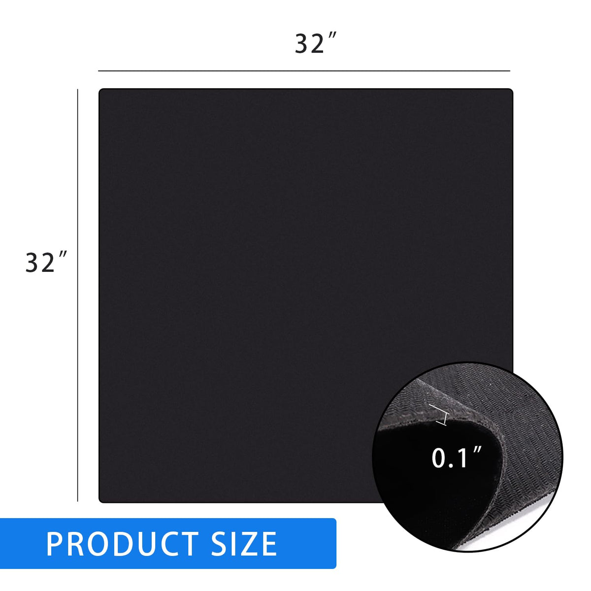 GSE tabletop mat provides noise dampening and stable grip