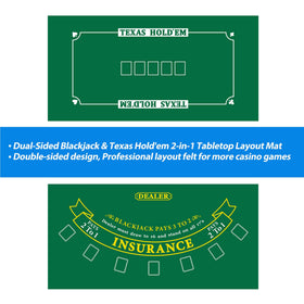 GSE table-top friendly mat fits dining or card tables.