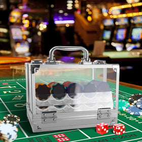 GSE casino-grade chip case suits clubs and home tournaments.