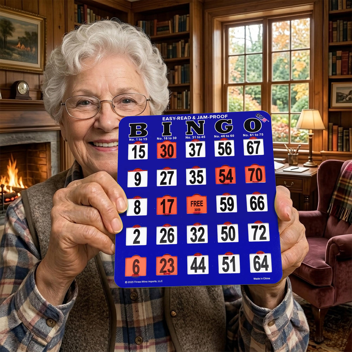 GSE travel-friendly bingo cards in blue for on-the-go play