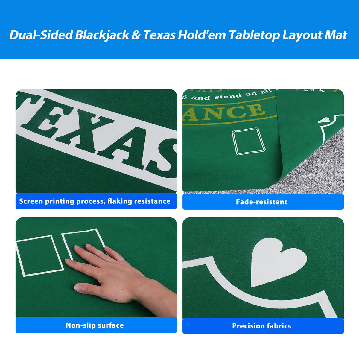 GSE two-sided layout with rules and strategy chart aids quick learning.