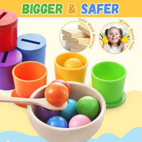 Gserin Montessori inspired design invites open ended discovery and sensory learning