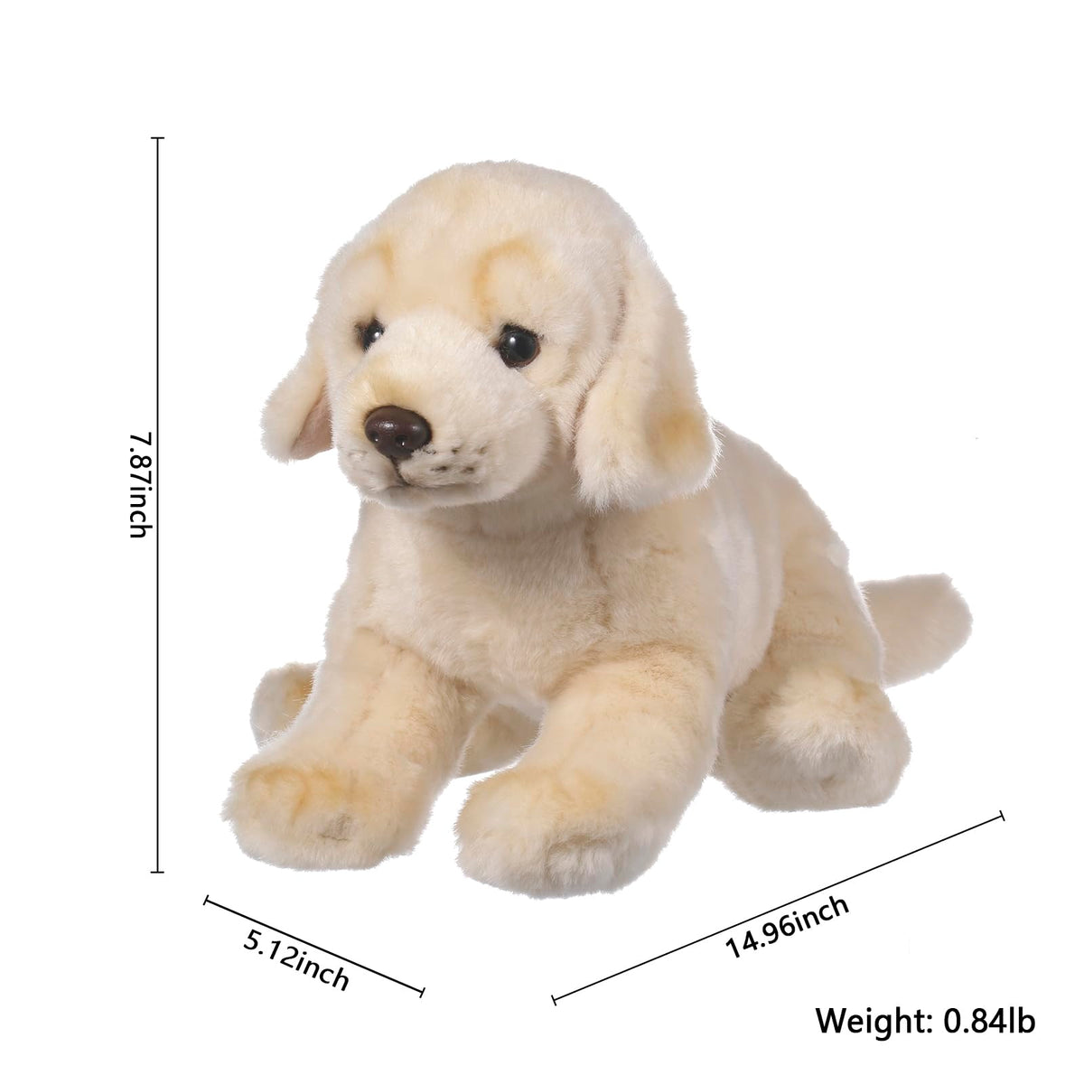 gtadqiu Golden Retriever plush snuggle close for soft hugs