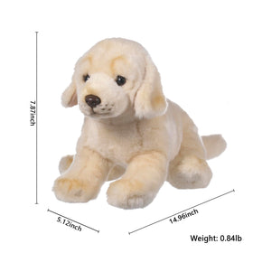gtadqiu Golden Retriever plush snuggle close for soft hugs