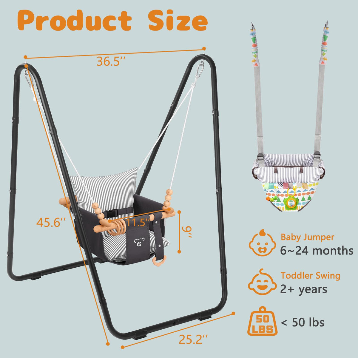 G TALECO GEAR adjustable height rope enables smooth mode transitions.