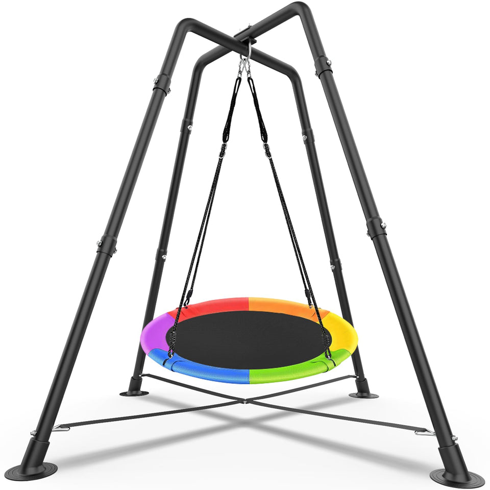G TALECO GEAR saucer swing 35-inch seat for outdoor fun