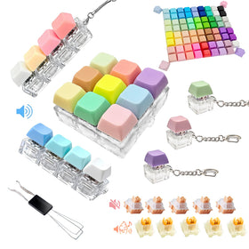 Gtzzot keyboard fidget set with clicky switches for tactile feedback.