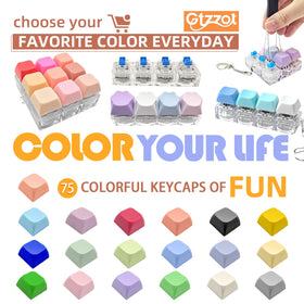 Gtzzot keyboard fidget set with creamy switches for a smoother feel.