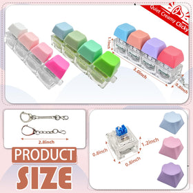 Gtzzot three four-key clickers with mix-and-match customization.