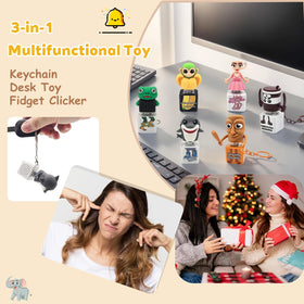 Gtzzot Tung Tung Sahur design delivers satisfying click sounds