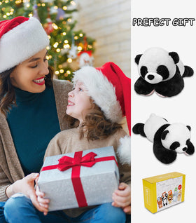 Gubuy panda arrives vacuum-packed, easy fluff restores its full shape.