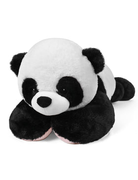 Gubuy soft short-plush panda with filling for cozy snuggles.