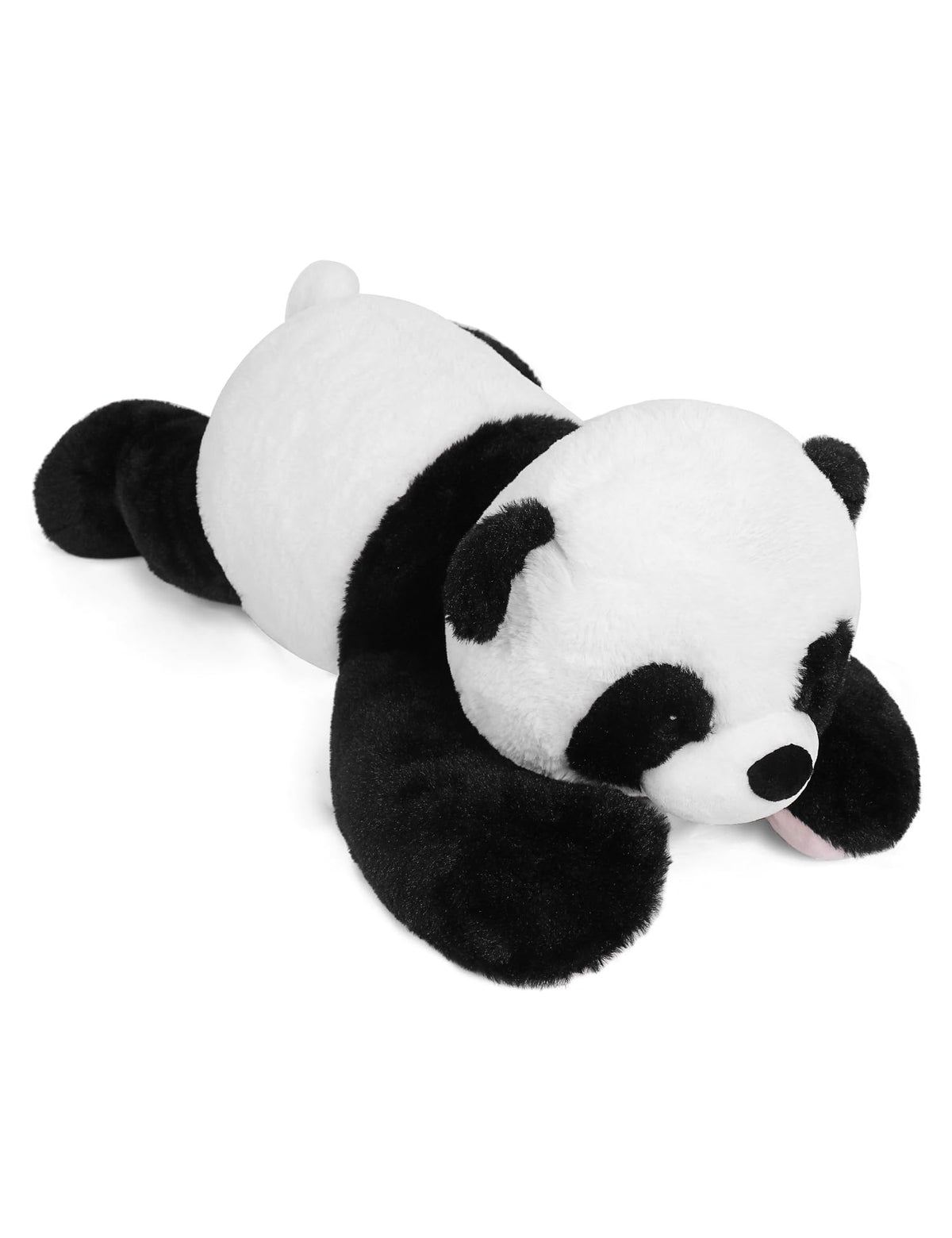 Gubuy weighted panda plush, 24-inch cuddly companion for calming hugs.