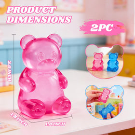 Gucbbaui stress bear taba squishy blue ideal for desk relaxation and focus.