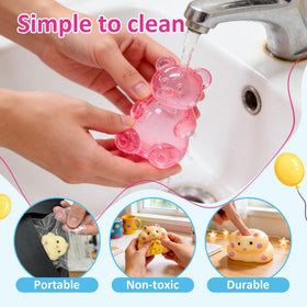 Gucbbaui taba squishy kit apple squishy portable set for travel and rewards.