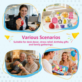 Gucbbaui taba squishy kit bear squishy tactile toy to ease fidgeting.