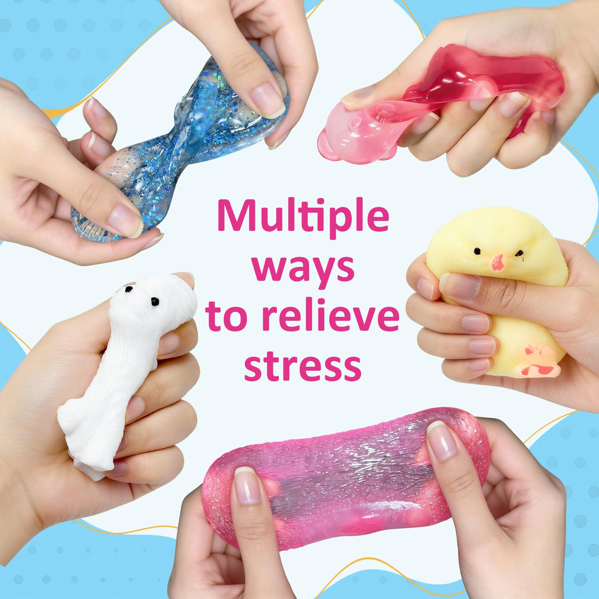 Gucbbaui taba squishy panda squishy soft and squeezable for anxiety calm.