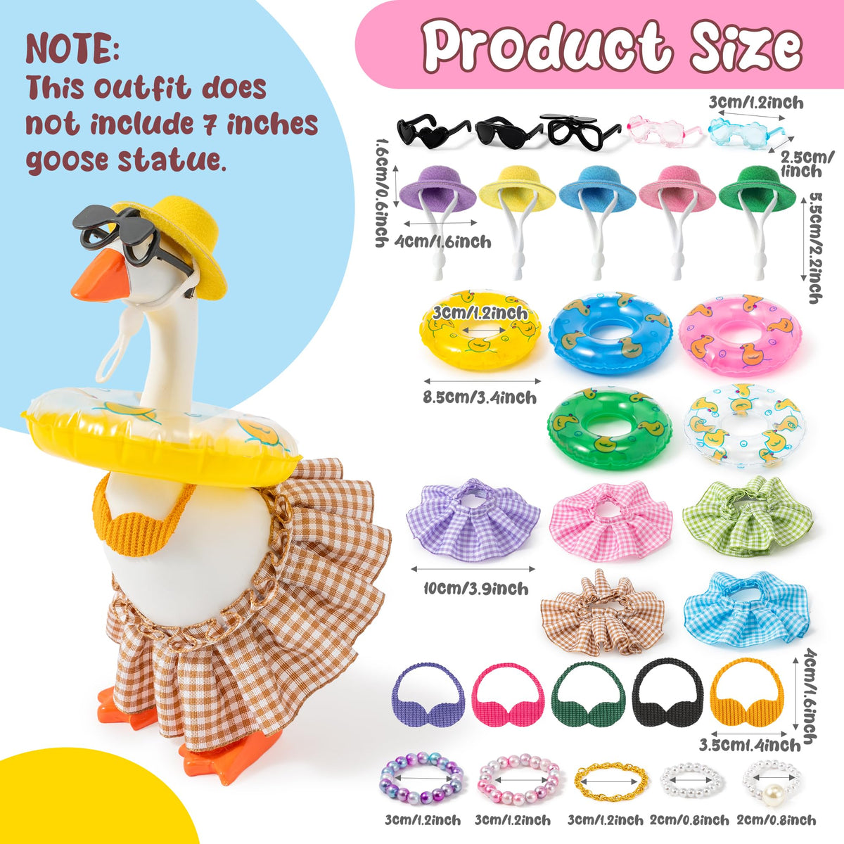 GudaAphrmix desk goose outfits dress-skirt set creates varied summer looks