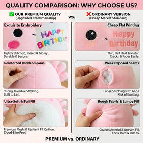 Gudisi Axolotl Plush soft material for gentle skin-friendly hugs