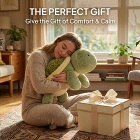 Gudisi weighted turtle plush gift-ready packaging for occasions