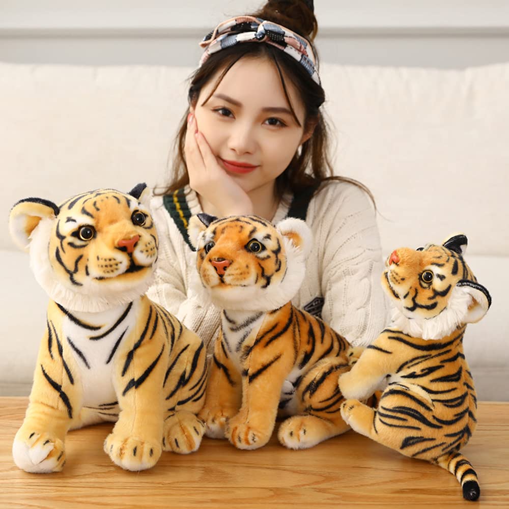 Gudves Tigers plush toy head foam core maintains realistic shape.