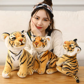 Gudves Tigers plush toy head foam core maintains realistic shape.