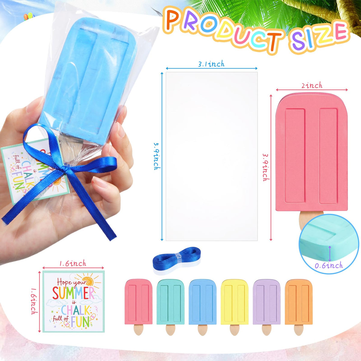 Gueevin chalk gift card included for a summer keepsake
