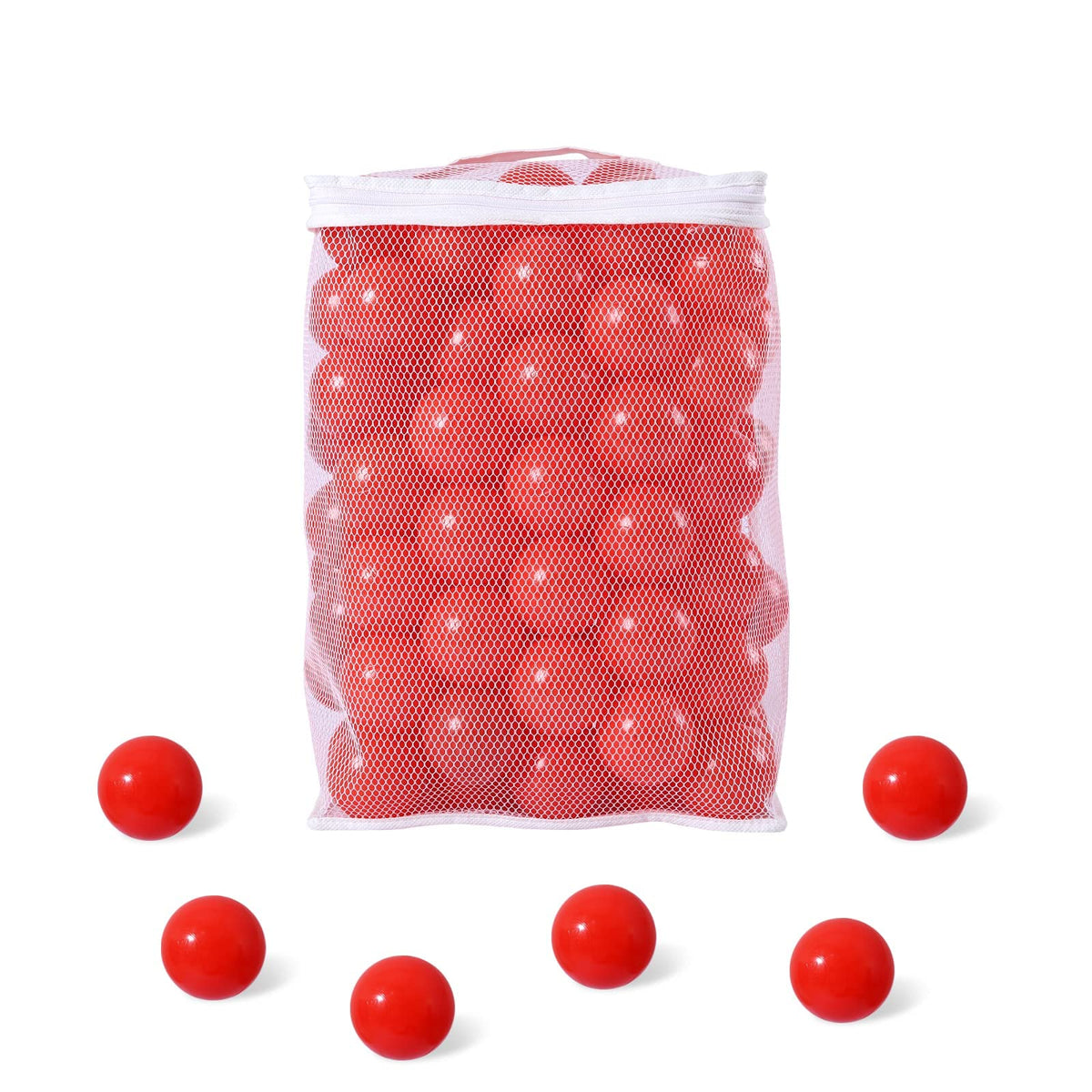 GUESVOT 2.2-inch red ball pit balls in a 100-pack for safe play