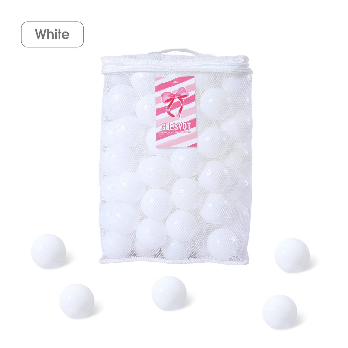 GUESVOT ball pit balls in bright colors for engaging play areas.