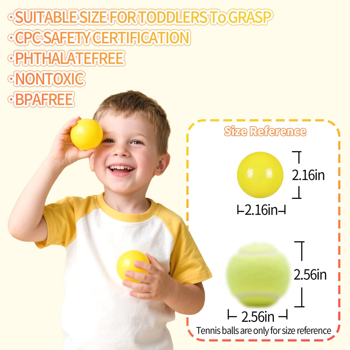 GUESVOT crush-proof air-filled balls withstand indoor toddler play
