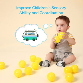 GUESVOT ball pit balls designed for small hands and grasp practice