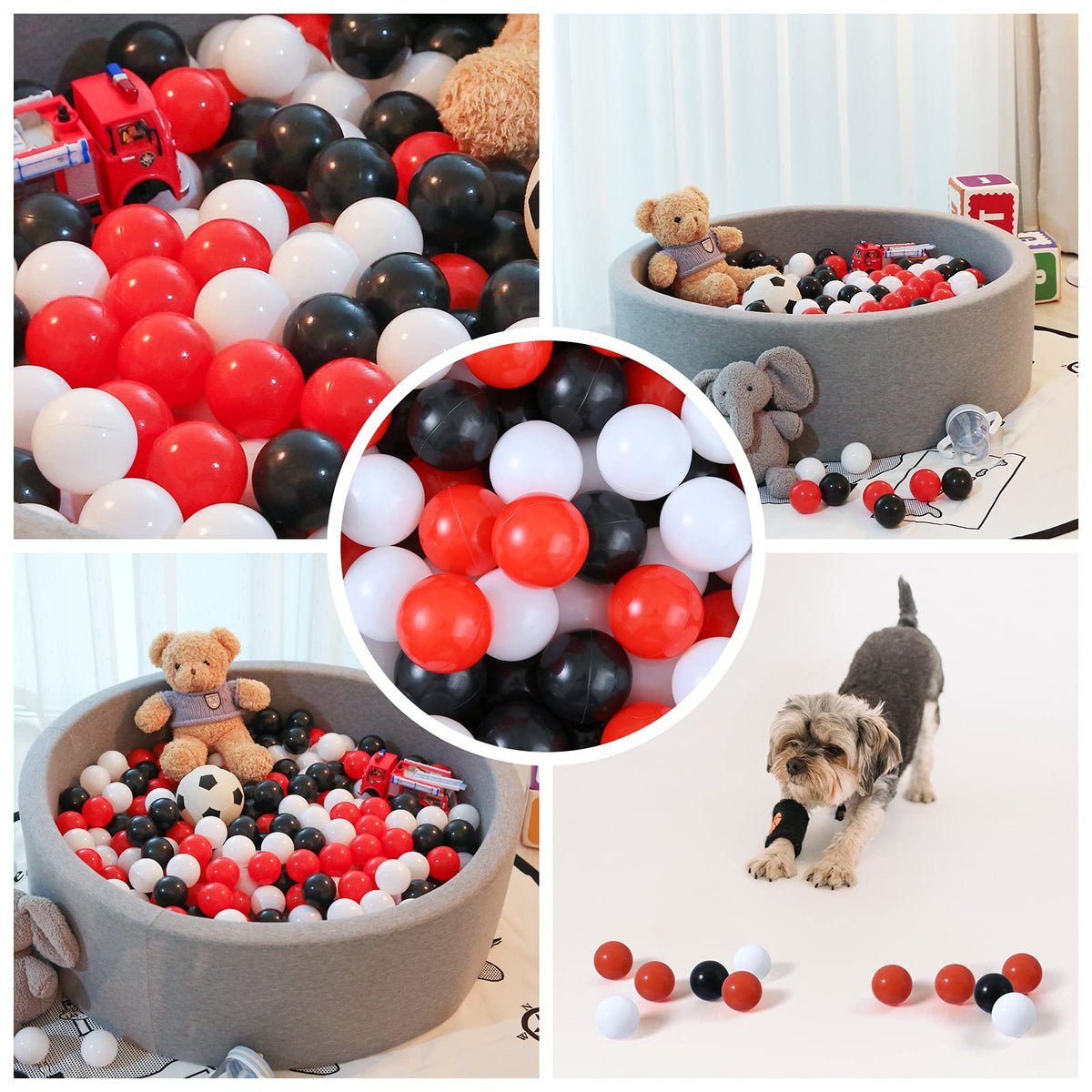 GUESVOT ball pit balls toddler play: versatile for tents, pits, and bounce houses.