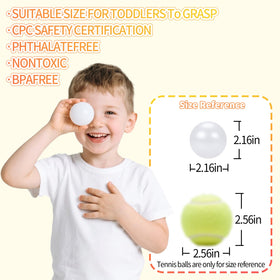 GUESVOT BPA- and phthalate-free balls for safer everyday use.