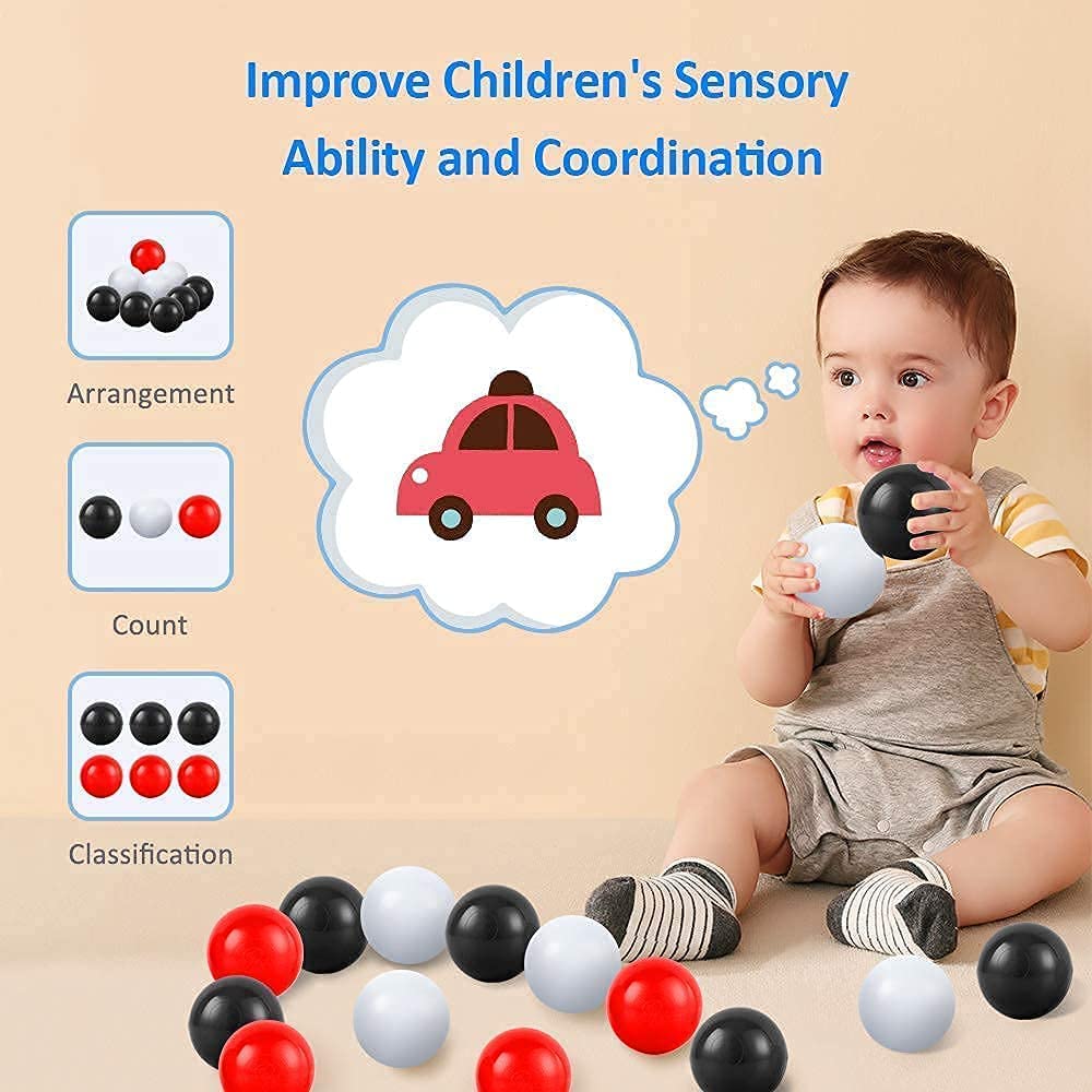 GUESVOT BPA-free plastic balls: easy to clean after energetic sessions.