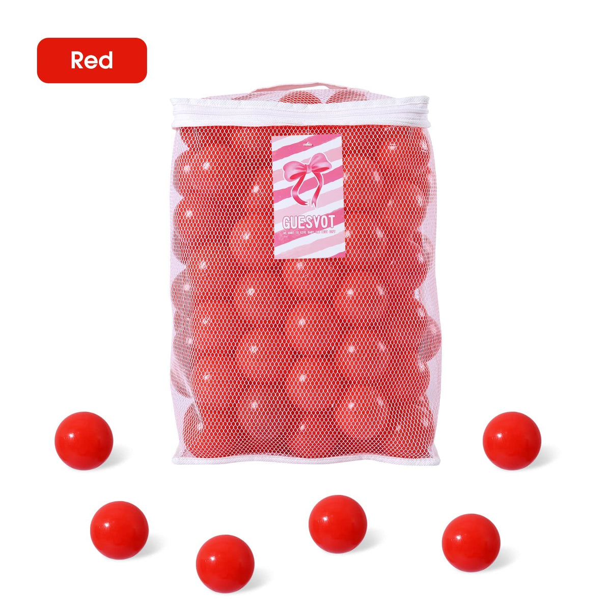 Red GUESVOT gift set for festive decoration
