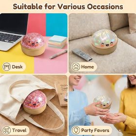 GueYi Glitter Dumpling packaging appearance enhances unboxing and collection aesthetics.