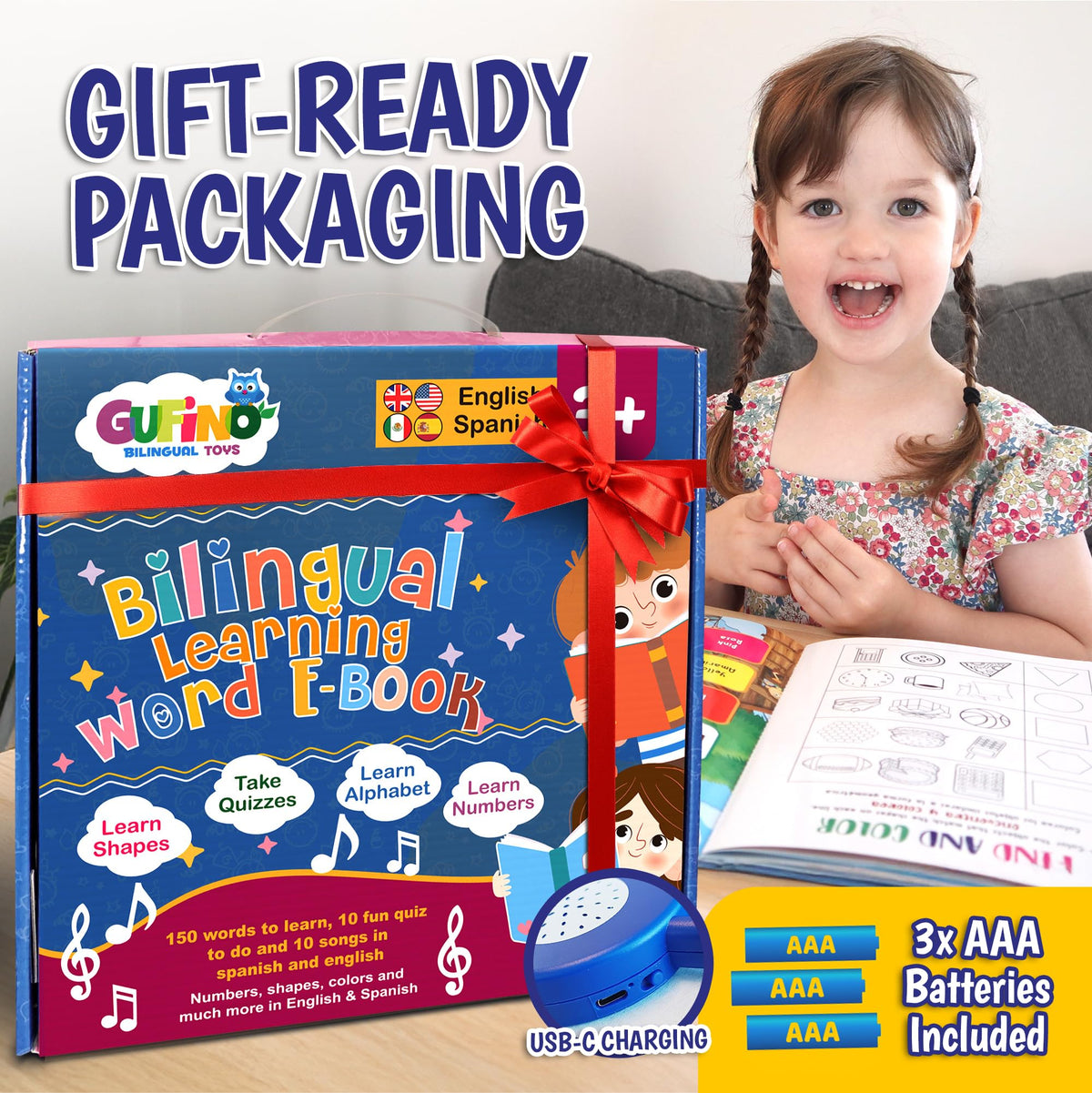 Gufino preschool workbook and kindergarten toy for independent learning
