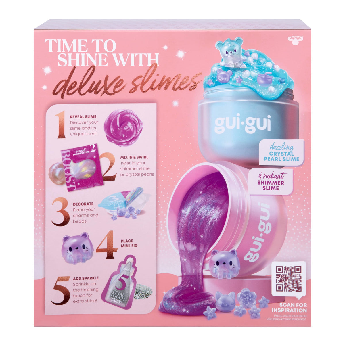 Gui Gui scented slime close-up highlighting fragrance and shimmer.