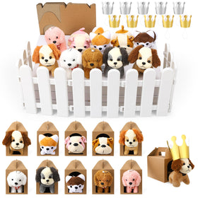 Guiqulai adopt-a-puppy mini plush dogs ready for party favors and decor