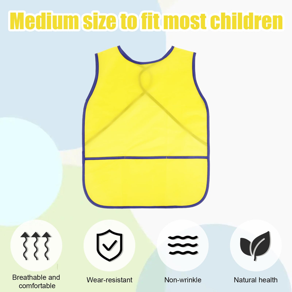 Guiqulai back-closure smock for quick on-off and secure fit.