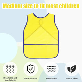 Guiqulai back-closure smock for quick on-off and secure fit.