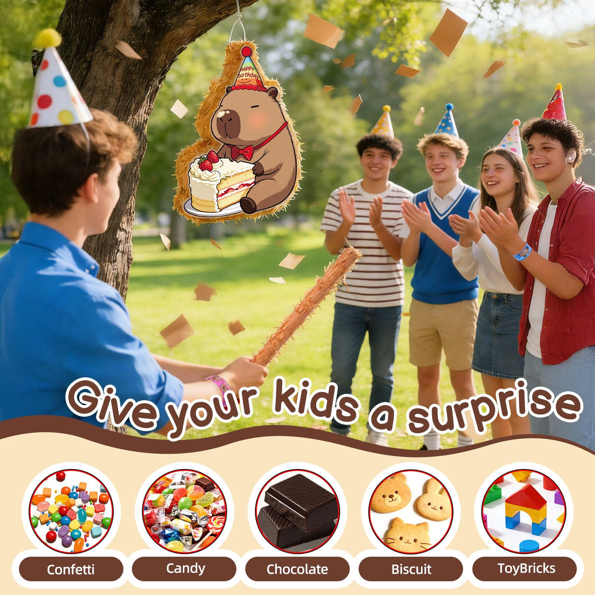 Guiqulai Capybara keychains—fun souvenirs guests can take home after the party.