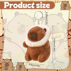 Guiqulai capybara plush keychain as backpack attachment for daily carry