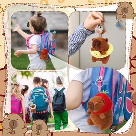Guiqulai capybara plush keychain with doctor cap design for professional use